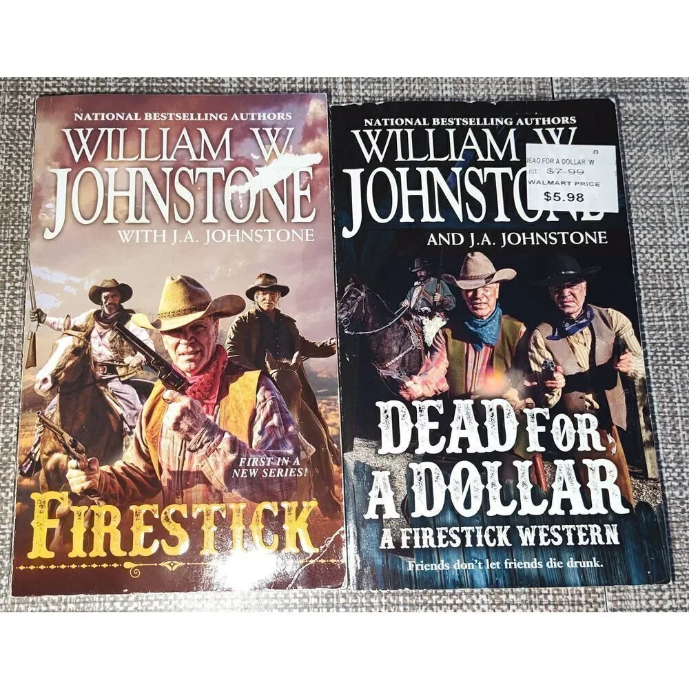 Firestick Series by William W. Johnstone westers cowboy 2/4 included